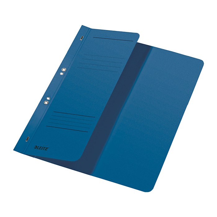 LEITZ Ösenhefter 3740 Karton blau DIN A4, halber Deckel, 1 St.
