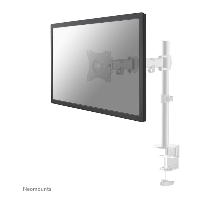 Neomounts Monitor-Halterung NM-D135WHITE weiß für 1 Monitor, Tischklemme, Tischbohrung