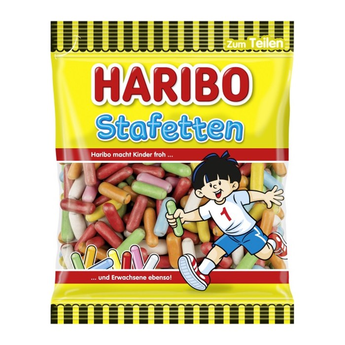 HARIBO STAFETTEN Lakritz 160,0 g, 1 Pack