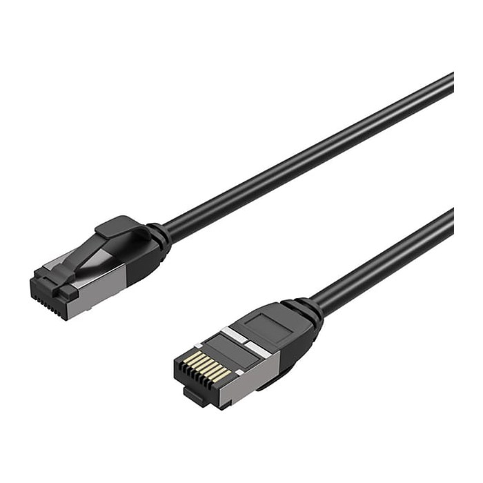 Shiverpeaks Patchkabel CAT8.1 U/FTP ex.dünn TPE schw. 2m