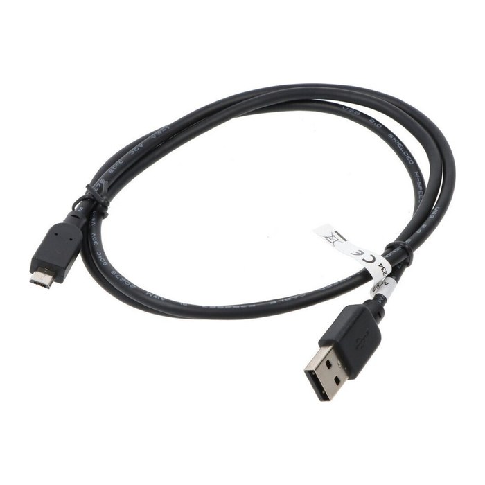 goobay USB 2.0 A/Micro USB 2.0 B Kabel 1,0 m schwarz, 1 St.