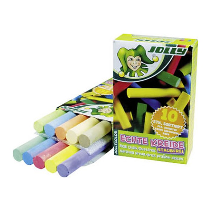 JOLLY Kreide farbsortiert 10 St.