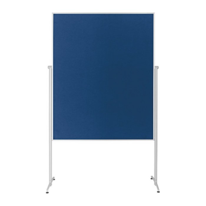 magnetoplan Moderationswand 120,0 x 150,0 cm marineblau