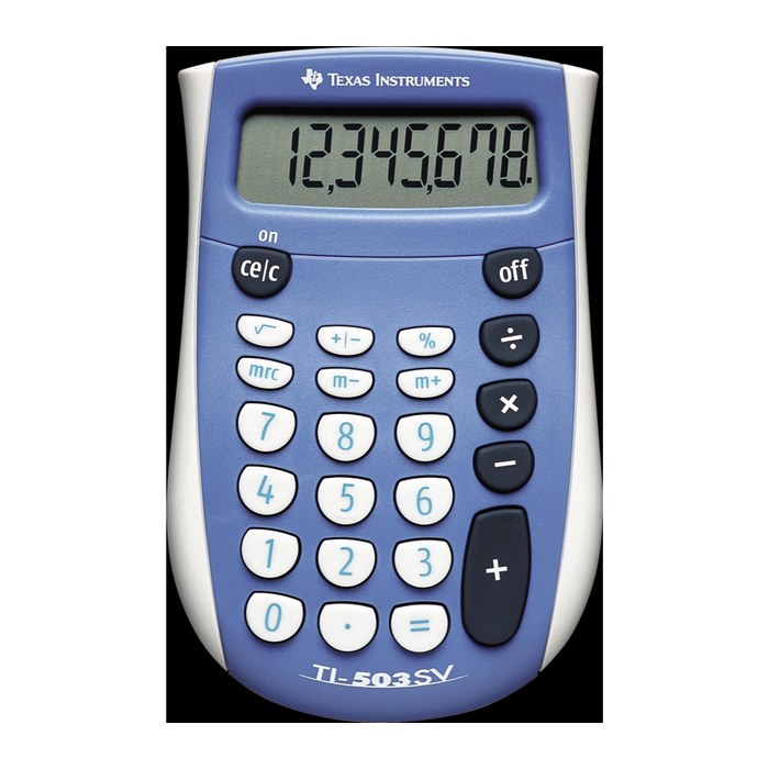 TEXAS INSTRUMENTS TI-503 SV Taschenrechner blau/weiss