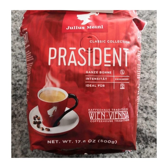 Julius Meinl Vienna Präsident Kaffeebohnen, Arabica- und Robustabohnen 500 g