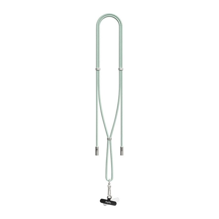 Aqiila® LANYARD Handykette Ladekabel grün, Kabellänge: 0,3 - 1,5 m, 60 Watt