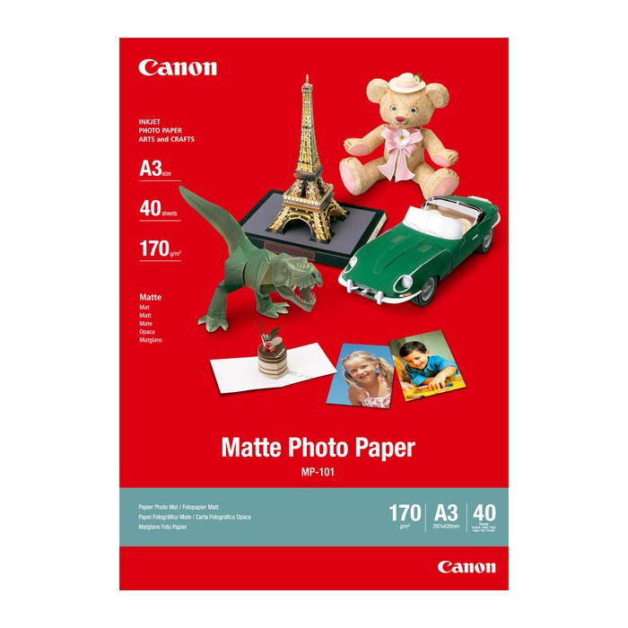 Canon Fotopapier MP-101 DIN A3 matt 170 g/qm 40 Blatt