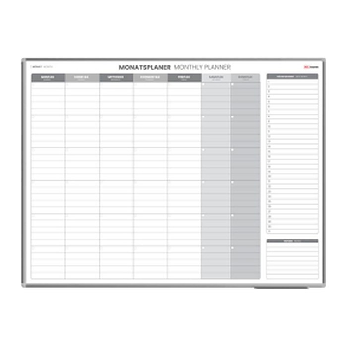 ALLboards Monatsplaner, Tageseinteilung 120,0 x 90,0 cm
