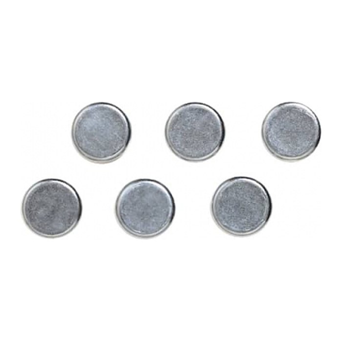 FRANKEN Magnete silber, Metall Ø 10,0 mm, 6 St.