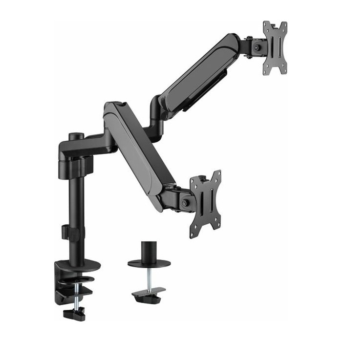 Equip Tischhalterung 17"-32"/2TFT 360° Gasfeder 9Kg schwarz lite Retail