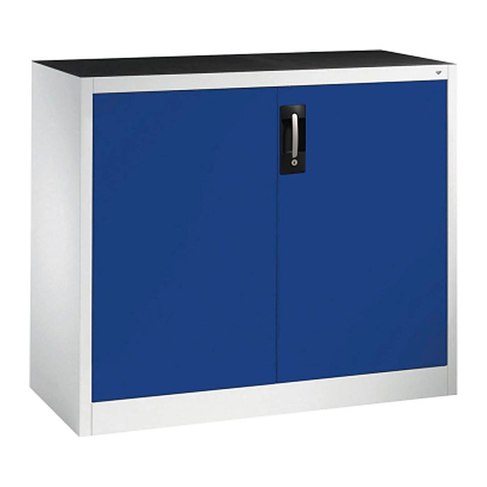 CP Stahlschrank 8831-000 S10207 lichtgrau, enzianblau 1 Fachboden 120,0 x 50,0 x 100,0 cm, aufgebaut, 1 St.