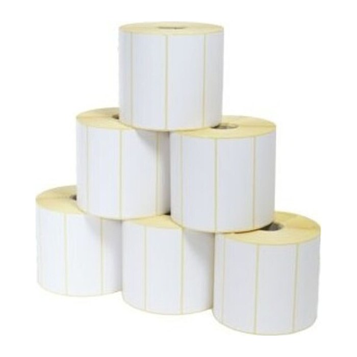 ZEBRA Etikettenrollen für Etikettendrucker weiß, 57,0 x 76,0 mm, 12 x 930 Etiketten