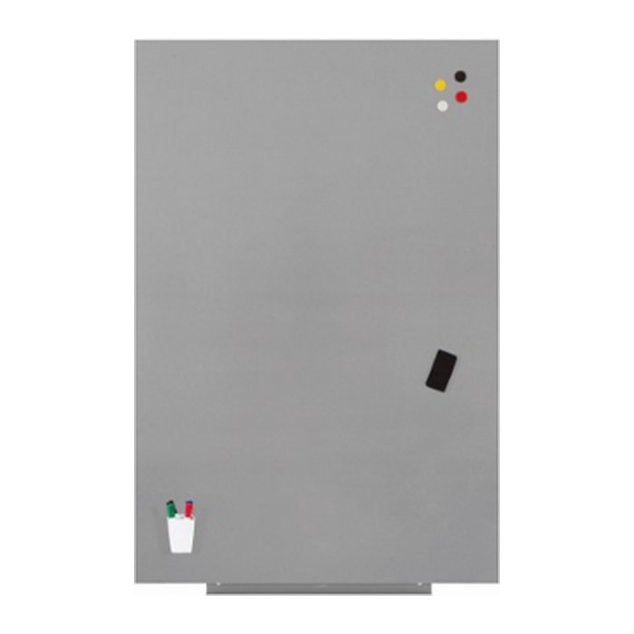rocada Whiteboard PRO Skin 100,0 x 150,0 cm silber spezialbeschichteter Stahl