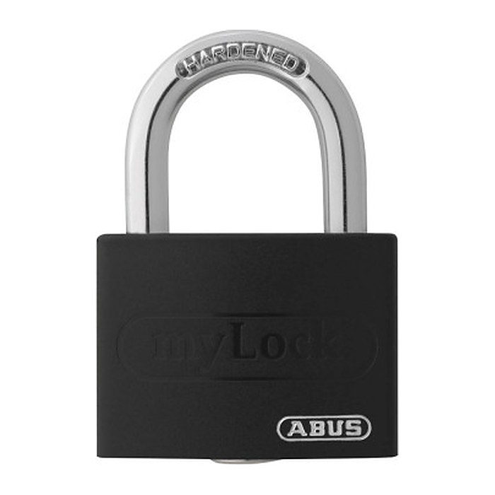 ABUS Vorhängeschloss myLock T65AL/40 schwarz, 1 St.