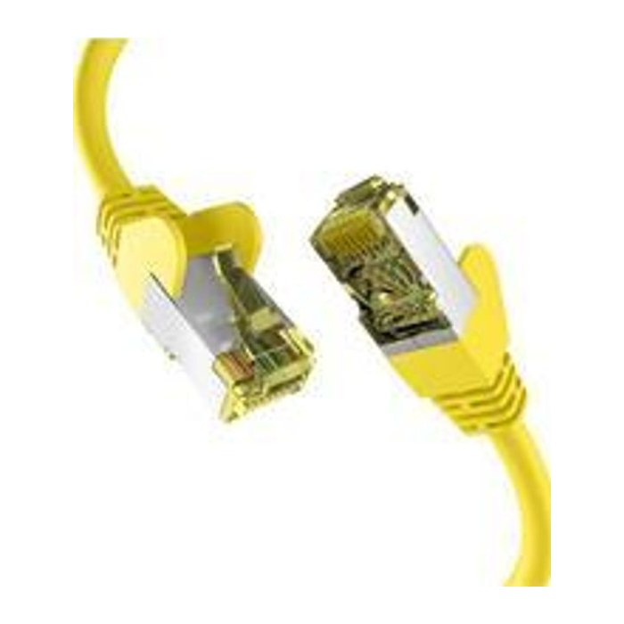 EFB RJ45 Patchkabel S/FTP Cat.6a PIMF 10.00m gelb