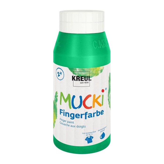 KREUL MUCKI Fingerfarbe grün 750,0 ml, 1 St.