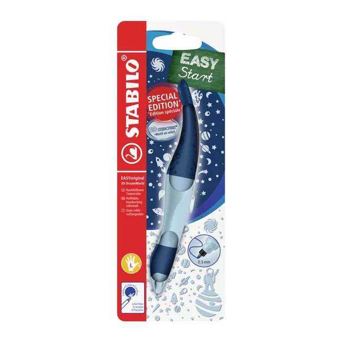 STABILO EASYoriginal 3D DreamWorld Tintenroller blau, hellblau 0,5 mm, Schreibfarbe: blau, 1 St.