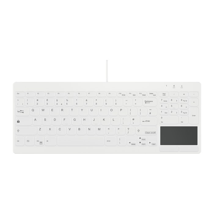Contour ACTIVE KEY Hygiene Compact Ultraflat Touchpad Keyboa