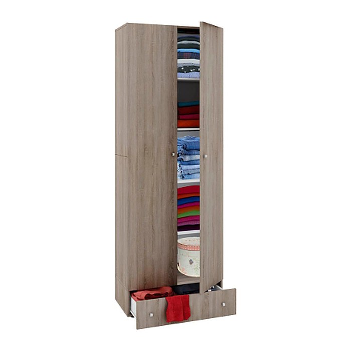 VCM my office Aktenschrank Vandol, 912197 sonoma-eiche 4 Fachböden 70,0 x 40,0 x 198,0 cm