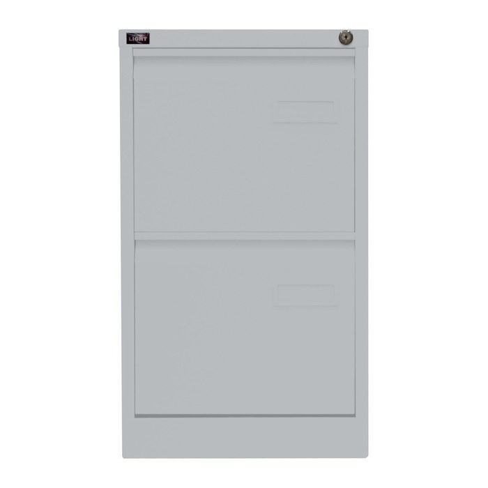 BISLEY LIGHT Hängeregistraturschrank silber 2 Schubladen 41,3 x 62,2 x 71,1 cm, 1 St.