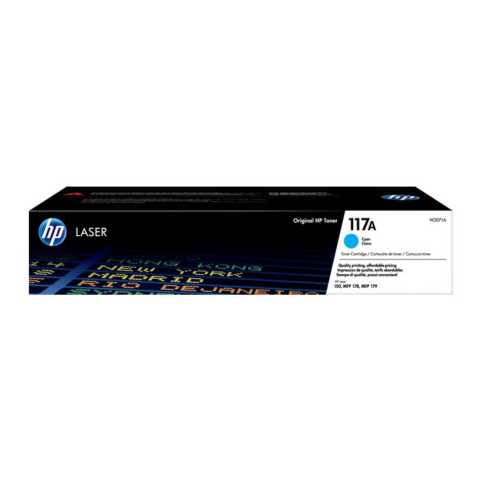 HP 117A (W2071A) cyan Tonerkartusche