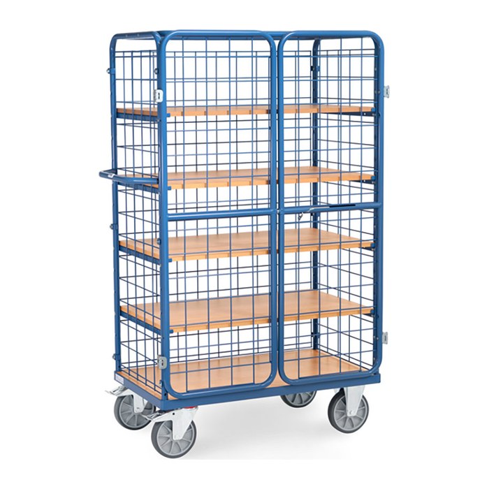 fetra Etagenwagen 8581-3DE blau 63,0 x 116,9 x 180,0 cm