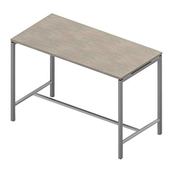 Quadrifoglio Stehtisch Creo beton rechteckig, 4-Fuß-Gestell alu, 160,0 x 80,0 x 107,0 cm