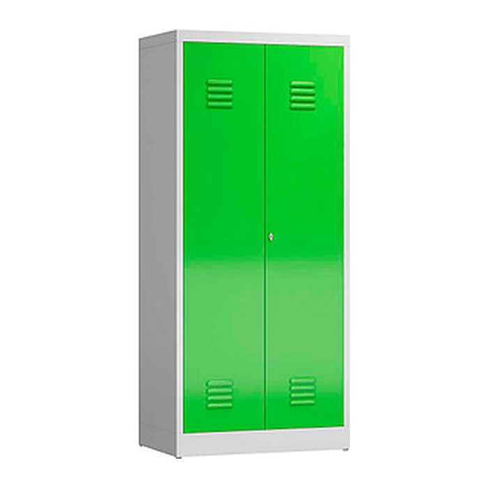 ClassiX Spind gelbgrün, lichtgrau X-515715, 1 Schließfach 80,0 x 50,0 x 180,0 cm