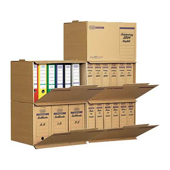 ELBA Archivcontainer tric system braun 51,0 x 36,0 x 33,0 cm, 5 St.