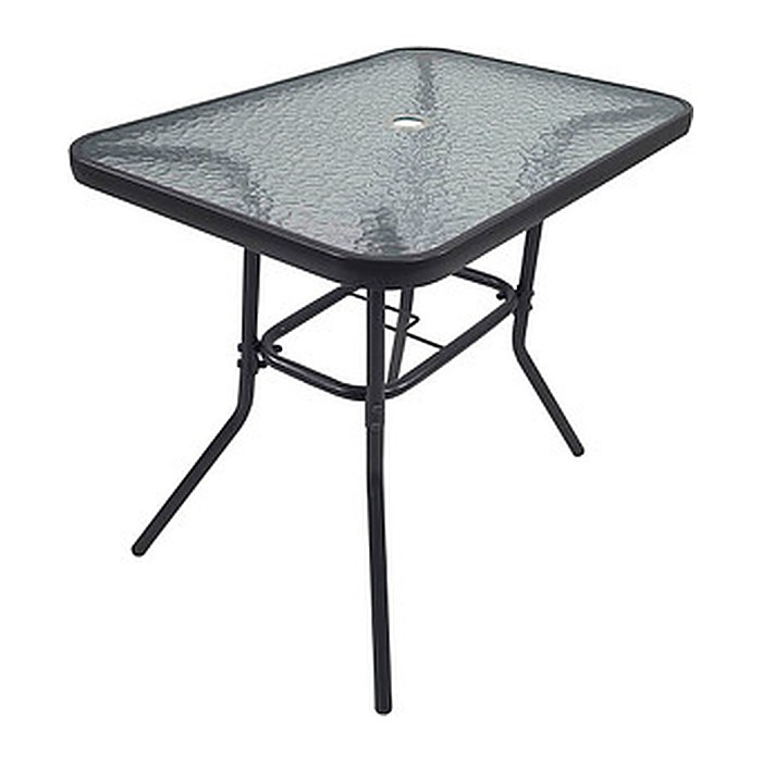 VCM my garden Gartentisch anthrazit rechteckig 80,0 x 55,0 x 70,0 cm