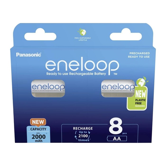 eneloop Akkus Ni-MH Mignon AA 2.000 mAh, 8 St.