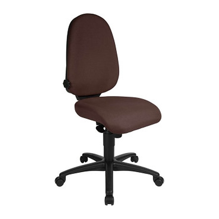 Topstar Bürostuhl Syncro Pro 5, S500 G08S Stoff braun, Gestell schwarz