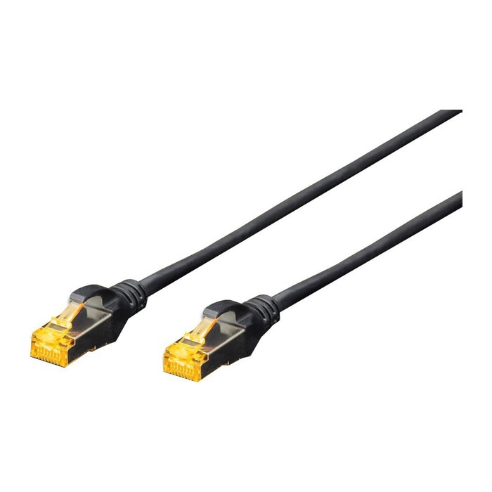 DIGITUS CAT 6A S/FTP Patchkabel, 10 Stück, 1m, grün