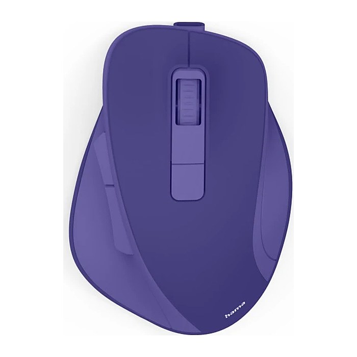hama WM-500 Maus ergonomisch kabellos blau