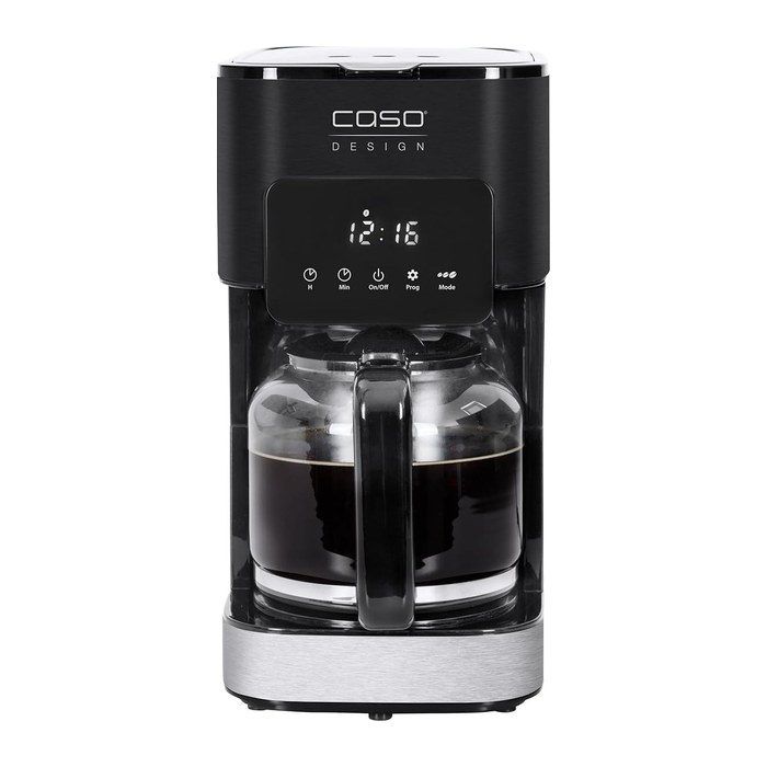 caso® Coffee Taste & Style Kaffeemaschine schwarz, 12 Tassen