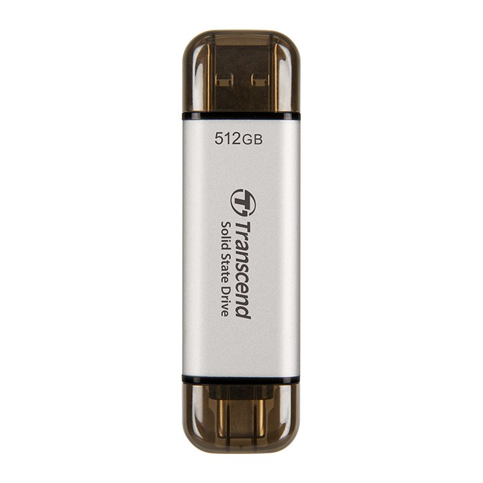 SSD 512GB Transcend ESD310S Portable, USB 10Gbps, Type-C/A