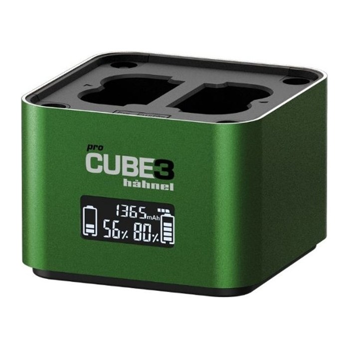 Hähnel Doppelladegerät Pro Cube 3 - Fujifilm mit LCD-Display retail