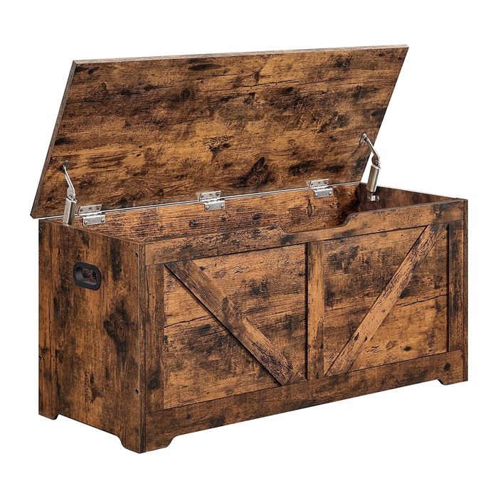 VASAGLE Sitztruhe LSB060T01 braun Holz 100,0 cm