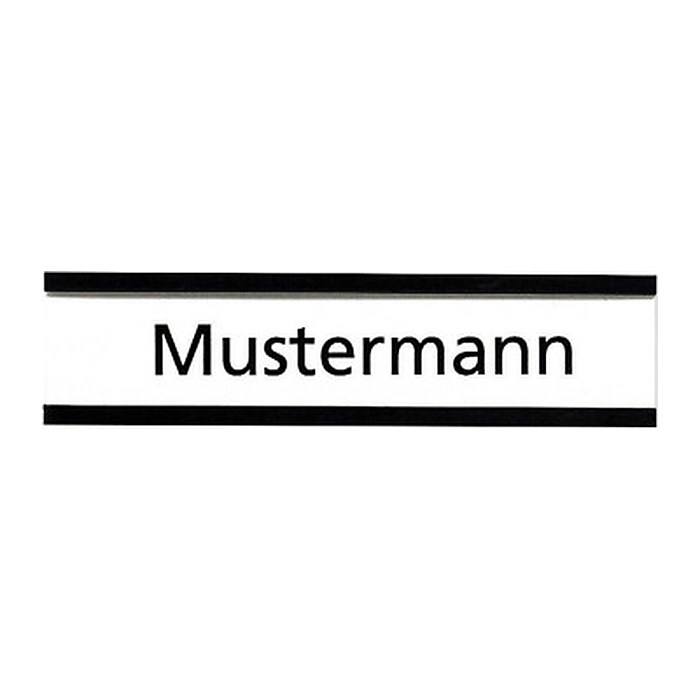 FRANKEN Etikettenhalter magnetisch braun 7,5 x 4,0 cm, 10 St.