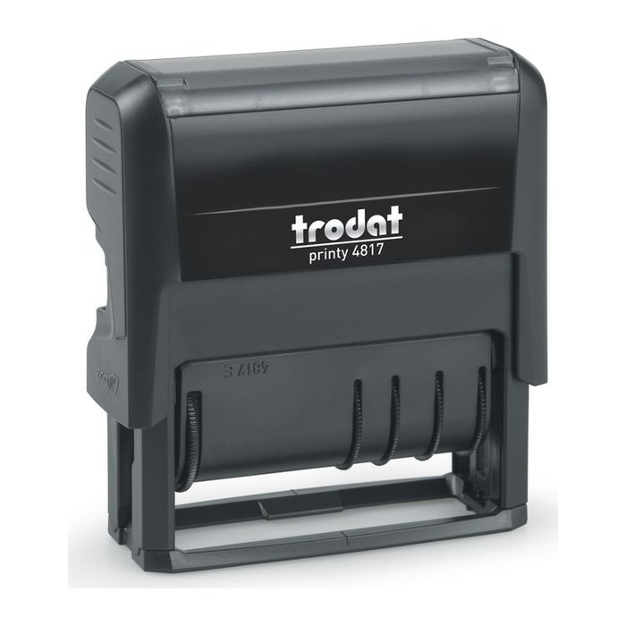 trodat Datumstempel mit Text printy dater 4817 selbstfärbend schwarz ohne Logo, 1 St.