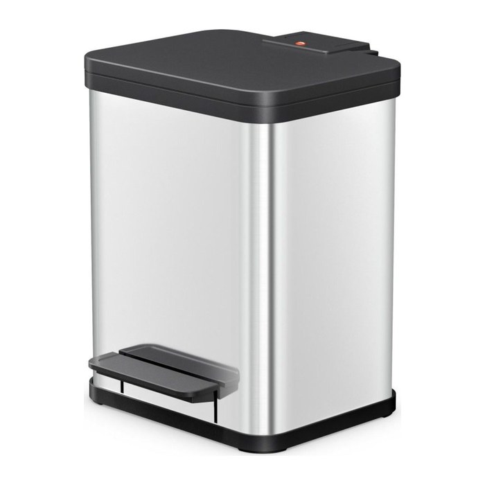 Hailo Öko uno Plus M Mülleimer 17,0 l silber, 1 St.