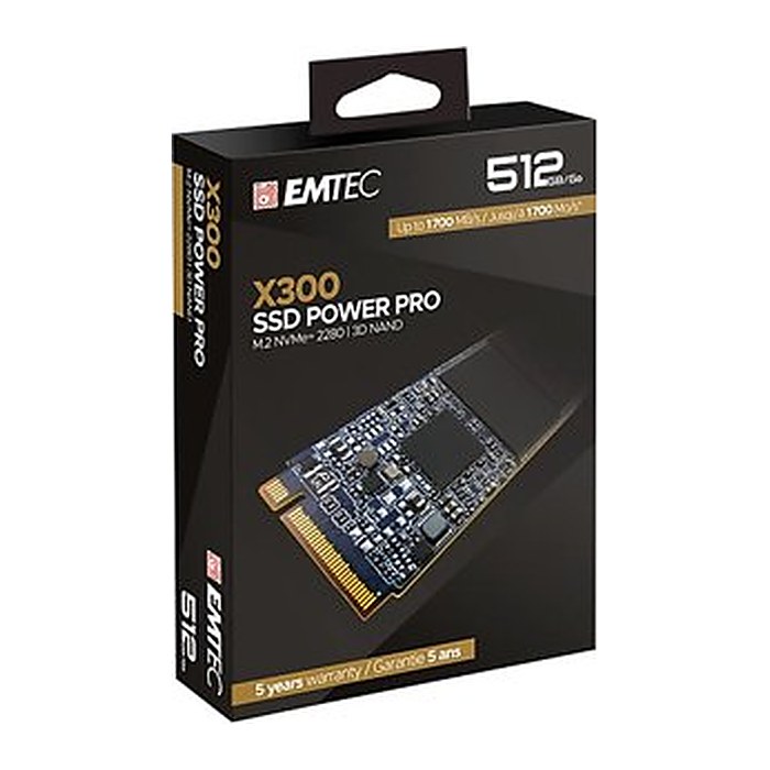 Emtec SSD M.2 NVMe PCIe 3.0 X300 512GB Intern retail