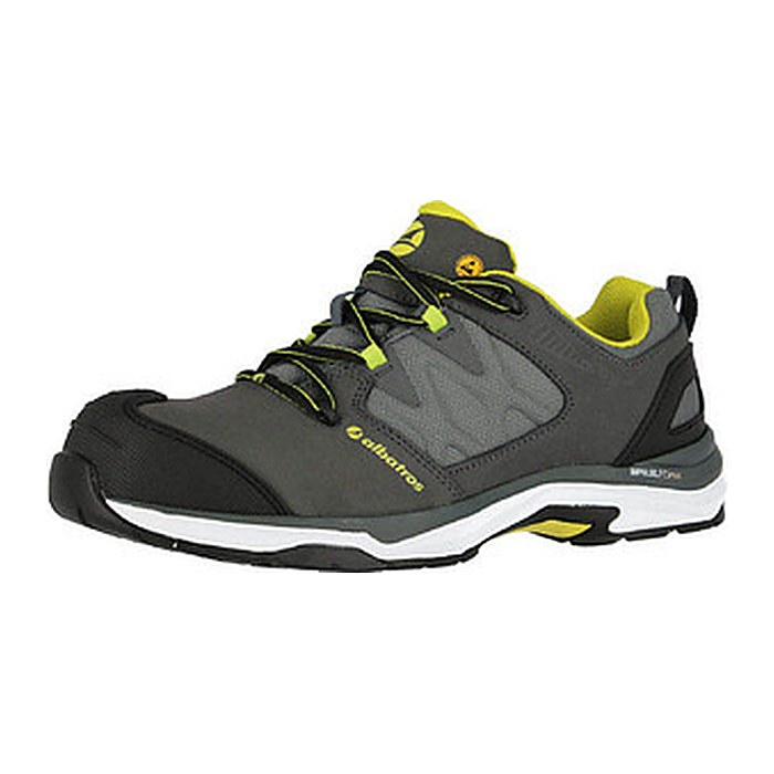 albatros® unisex S3 Sicherheitsschuhe ULTRATRAIL GREY LOW grau Größe 36, 1 Paar
