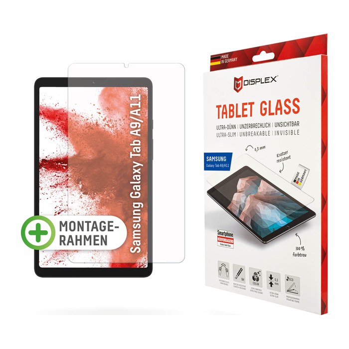 DISPLEX® Tablet Glass Display-Schutzglas für Samsung Galaxy Tab A9, Galaxy Tab S11