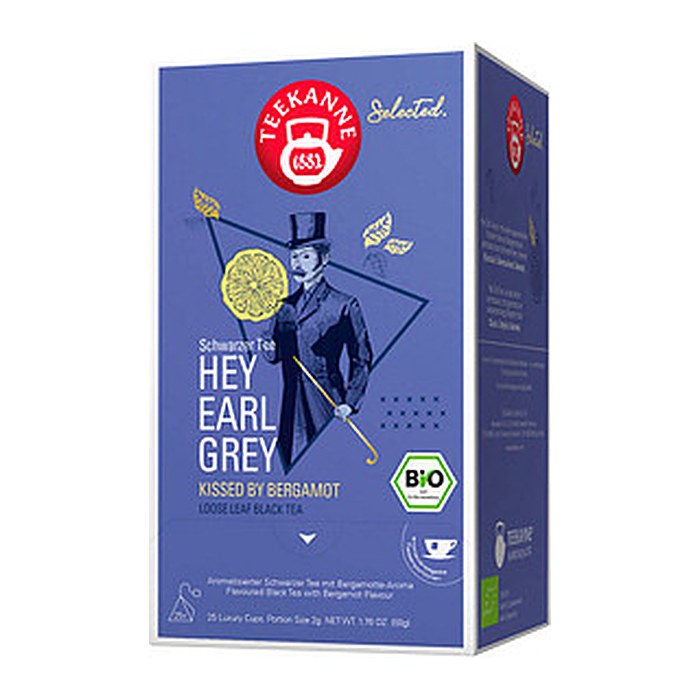 TEEKANNE Bio Luxury Cup Hey Earl Grey Bio-Tee 25 Portionen