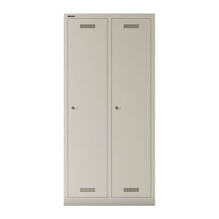 BISLEY Spind MonoBloc ML08D1 lichtgrau ML08D1645, 2 Schließfächer 81,0 x 50,0 x 170,0 cm