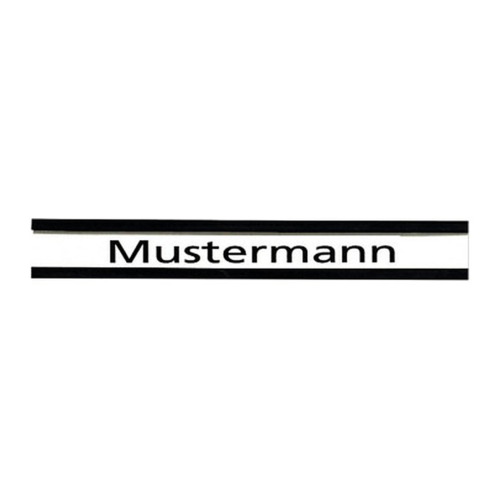 FRANKEN Etikettenhalter magnetisch braun 7,5 x 1,5 cm, 10 St.