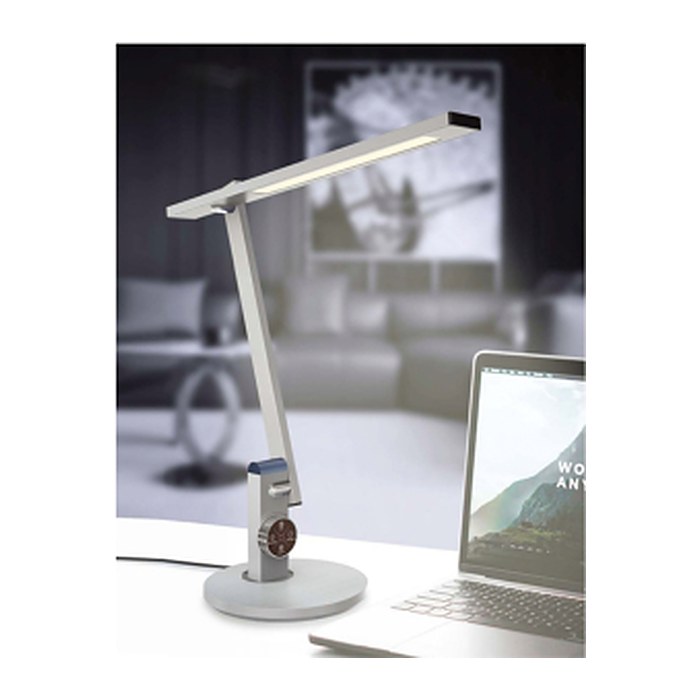 meet powered by PAPERFLOW Bento LED Tischlampe silber 10 W