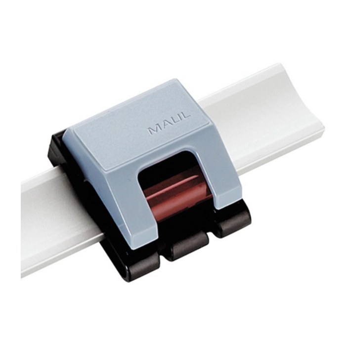 MAUL V Rollenclips für Planhalter grau, 10 St.