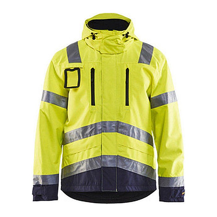 BLAKLÄDER® unisex Regenjacke "4837" gelb Größe 3XL